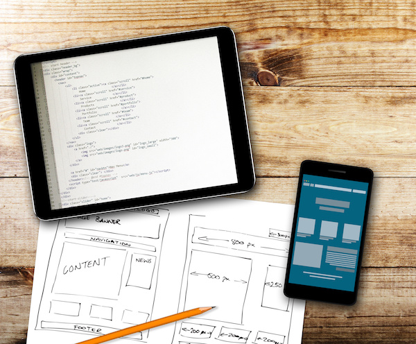 tablet with Web Application Development