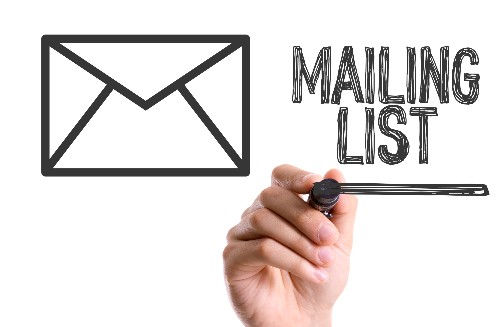 Building your mailing list with the guide in this article. 