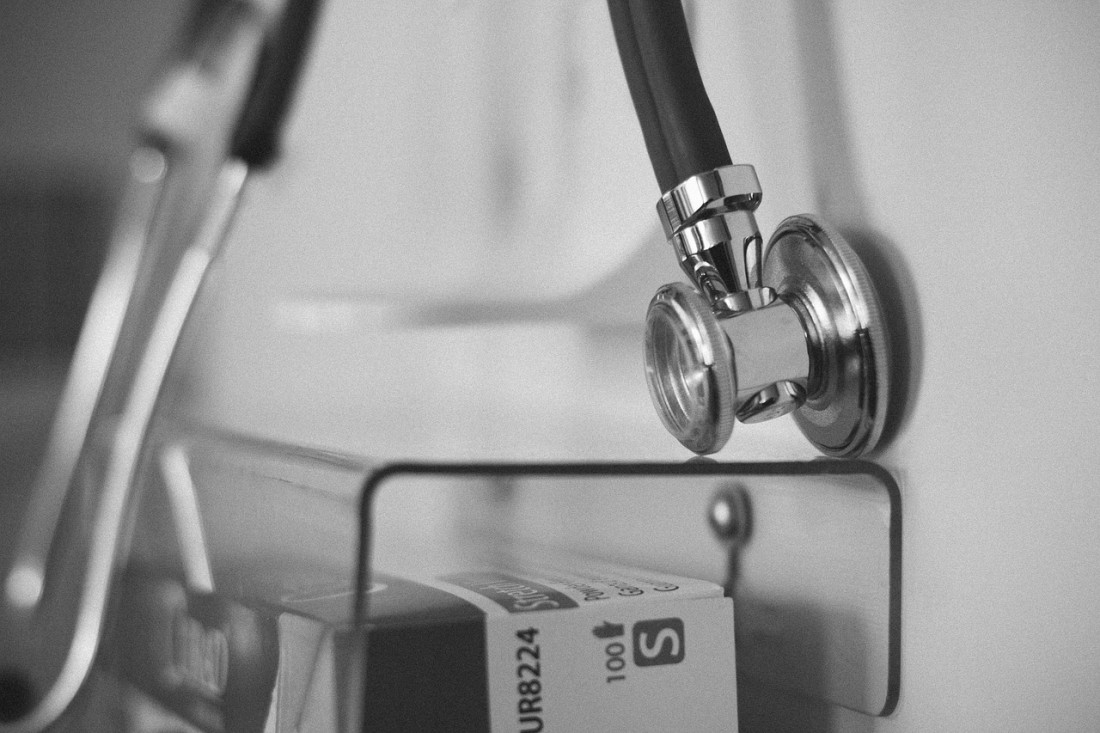 a doctor's stethoscope